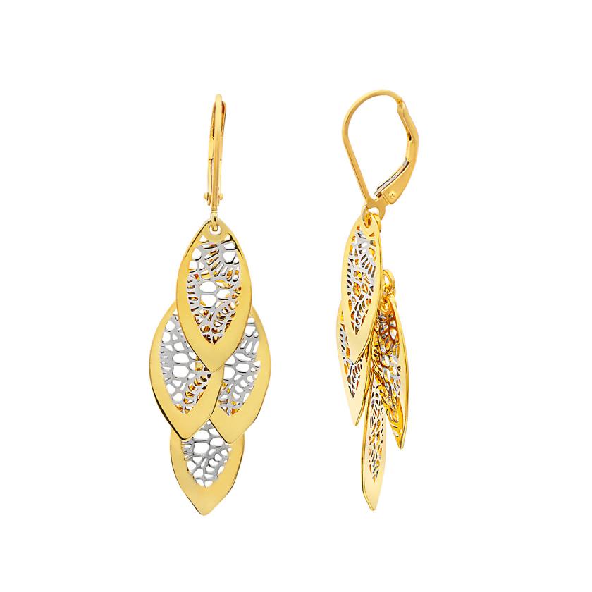 Pozlaćene srebrne naušnice