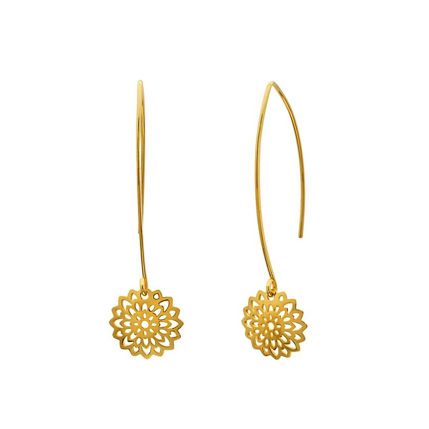 Pozlaćene srebrne naušnice