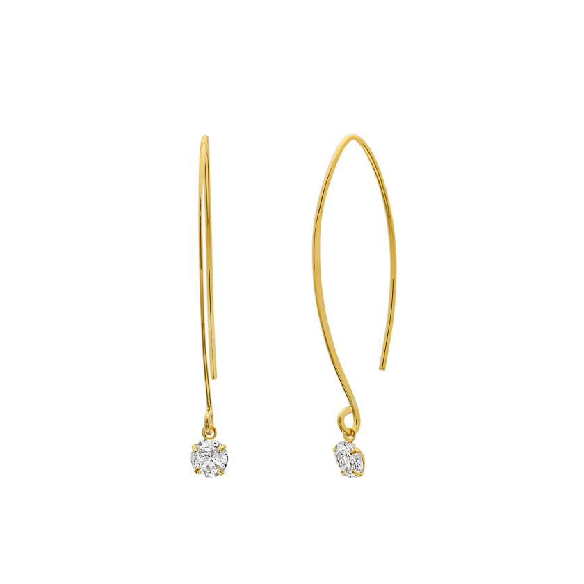 Pozlaćene srebrne naušnice