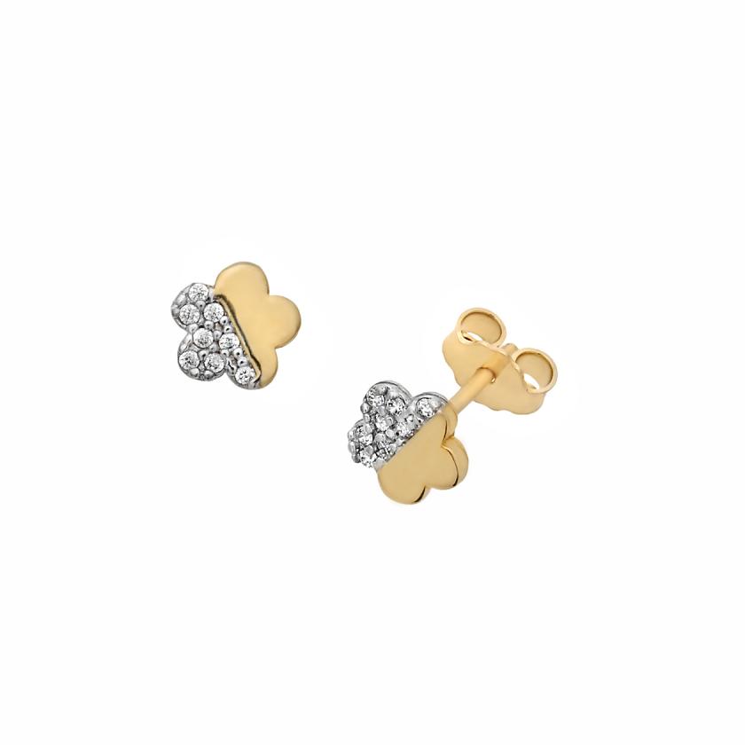 Zlatne naušnice sa cirkonima