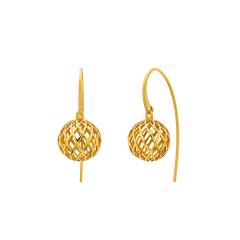 Pozlaćene srebrne naušnice