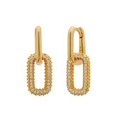 Pozlaćene srebrne naušnice