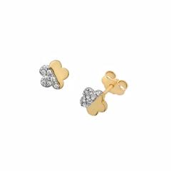 Zlatne naušnice sa cirkonima