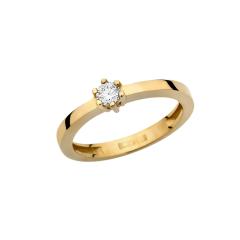 Zlatni prsten sa cirkonom
